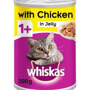 Whiskas Chicken Tin In Jelly 390gm