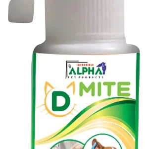 D-Mite for Cat and Dog Ear Mites, Ticks and other Insects