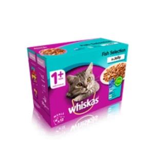 Whiskas 1+ Pouches Fish Selection In Jelly (1 Pouch)