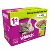 Whiskas Adult Fish & Meat Selection in Jelly Pouch