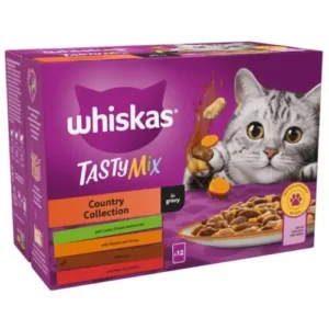 Whiskas 1+ Country Collection in Gravy Adult Wet Cat Food