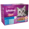Whiskas 1+ Duo Ocean Delight In Jelly Adult Wet Cat Food