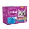 Whiskas Fish Favourites in Jelly 1+ Adult Wet Cat Food Pouches